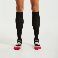 PRESSIO - Compression Sock - Black/Red